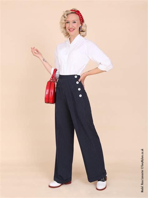 1940s style trousers